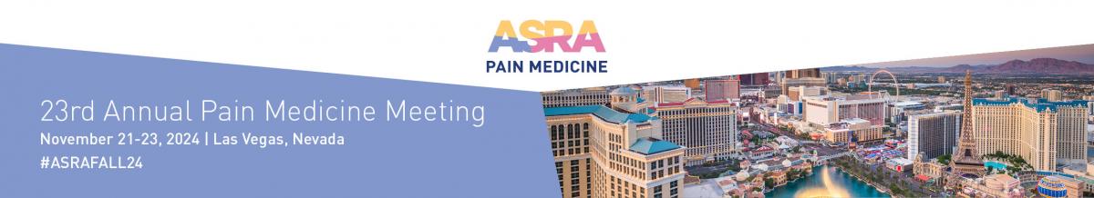 23rd Annual Pain Medicine Meeting