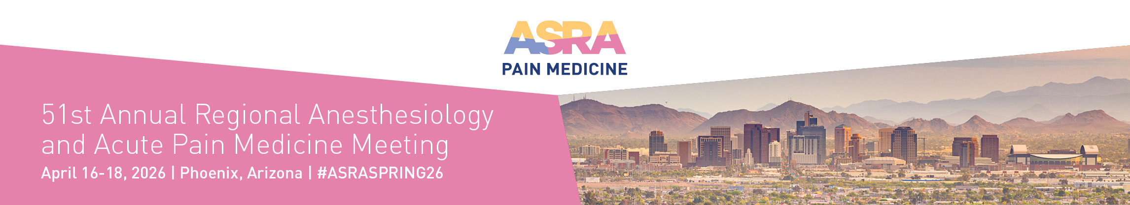 51st Annual Regional Anesthesiology and Acute Pain Medicine Meeting header